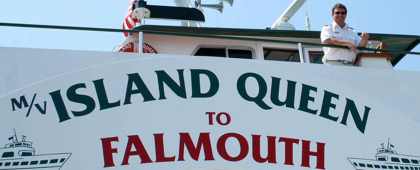 Island Queen Ferry Sign